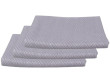 Přebalovací podložka 3 ks Tencel 48 x 80 cm  - šedá mřížka
