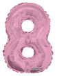 Nafukovací číslice růžová 35 cm - 8