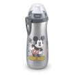 Láhev Sports Cup NUK, Disney - Mickey 450 ml - Šedá