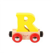 Vagónek dřevěné vláčkodráhy Bigjigs Rail - Písmeno R