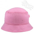 Dívčí letní plátěný klobouk jednobarevný RDX  - Růžový Vel. 52