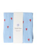 Swaddle zavinovačka Print Large Studio Noos - Light Blue Hearts