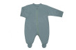 Kombinéza na zip Vlnky mátová Česká výroba Babyservice - Vel. 50