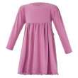 Šaty tenké s dlouhým rukávem Outlast® UV 50+ tm. starorůžové Little Angel - Vel. 86