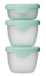 Sada krabiček Snack tubs 3 ks - Zelené