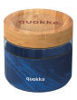 Skleněná nádoba na jídlo Deli 820 ml Quokka - Wood Grain 