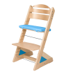 Dětská rostoucí židle Jitro Plus Buk - Sv. modrý klín + modrý
