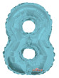 Nafukovací číslice modrá 35 cm - 8