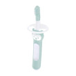 Massaging Brush dětský zubní kartáček s bezpečnostním krytem 3 m+ MAM - Pastelový modrý