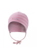 Čepice zavazovací Outlast® pruh stř. růžový - Vel. 0 33-35 cm