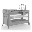 Postýlka cestovní Leody Up s příslušenstvím Kinderkraft  - Grey