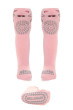 Dětské nadkolenky s protiskluzem ABS 1 pár Be Snazzy vel. 18 - 23 - Růžová