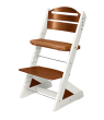 Dětská rostoucí židle Jitro Plus DVOUBAREVNÁ - Ořech + hnědý podsedák