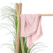 Dvojitá letní deka pro miminko 75 x 100 cm Zája Esito  - Delicate pink