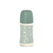Kojenecká láhev Wonderland New 270 ml Fyziol průtok M Suavinex  - Zelený králík
