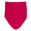 Bavlněný nákrčník - šátek na suchý zip RDX Vel. 1 - Malinový