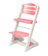 Dětská rostoucí židle Jitro Plus DVOUBAREVNÁ - Růžová + růžový podsed.