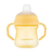 Hrneček se silikonovým pítkem FirstCup 150 ml Canpol Babies - Žlutý