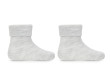 Kojenecké ponožky BIO bavlna sv. šedé Be Snazzy - 0 - 3 měsíce