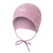 Čepice smyk zavazovací Outlast® PRUH - Vel.0(33-35cm)Stř.růžový