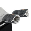 Rukávník - rukavice Jasie na kočárek Petite & Mars - Charcoal Grey