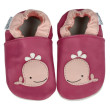 Kožené capáčky 18-24 m (22/23) 15 cm Capiki - Velrybka růžová