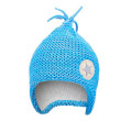 Čepice pletená na uši Outlast ® - modrá - Vel. 2 (38-41 cm)