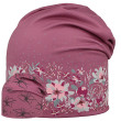Funkční čepice dlouhá oboustranná Louka/květiny růžová RDX - Vel. 3