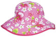 Dětský UV klobouček Baby Banz Baby oboustranný 0-2 let - Hawaii růžový