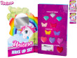 Unicorn make-up paletka s očními stíny 4 ks,třpytkami na oči 3 ks,lesky na rty 4 ks 