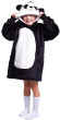 Hřejivá televizní mikinová deka s kapucí pro děti 3 - 6 let Cozy Noxxiez - Panda