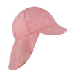Dětská kšiltovka s krytím krku Madeira kytička Růžová Esito - Vel. XXL
