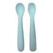 Silikonové lžičky B-Spoon Shape 2 ks - Pastel Blue