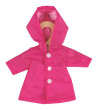 Růžový kabátek pro panenku Bigjigs Toys - 28 cm