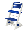 Dětská rostoucí židle Jitro Plus DVOUBAREVNÁ - Modrá + modrý podsedák