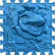 Masážní ortopedická podložka T-Rex Dino tvrdá - Modrá
