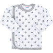 Kojenecká košilka New Baby Classic II šedá s hvězdičkami - Vel. 62