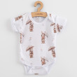 Kojenecké body s krátkým rukávem bunny New Baby For Babies - Vel. 86