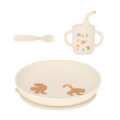 Silikonová jídelní sada Grown-Up Meal Set Little Babymoov - Roar