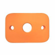 Plavecká pěnová deska 300 x 200 x 38 mm - Oranžová