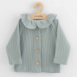 Kojenecký kabátek na knoflíky New Baby Luxury clothing Laura šedý  - Vel. 74