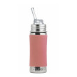 Nerezová láhev s brčkem 325 ml Pura - Rose