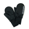 Zimní palcové rukavice softshell s beránkem Esito černá - Vel. 5 - 7 let