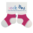 Sock ons - držák ponožek - Fuchsie 0-6m
