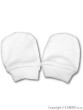 Bavlněné rukavičky pro novorozence - Bílé