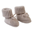 Slipper Folklore Merino Wool Lodger 0 - 6 měsíců - Beige