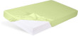 Bavlněné prostěradlo s gumou 60 x 120 cm Babymatex - Zelené