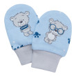 Kojenecké rukavice Teddy bears Esito - Modrá Vel. 56