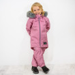 Dívčí zimní softshellový kabát s beránkem Antique pink Esito - Vel. 146