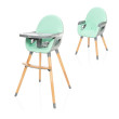Dětská židlička Dolce 2  - Ice Green/Grey